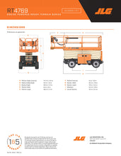 Load image into Gallery viewer, 47 ft, Diesel, Scissor Lift For Sale