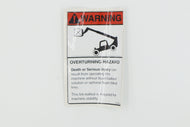 DECAL, OVERTURNING HAZARD, TIR