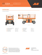 Load image into Gallery viewer, 33 ft, Diesel, Scissor Lift For Rent