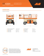 Load image into Gallery viewer, 43 ft, Gas/Diesel, Dual Fuel, Scissor Lift For Sale