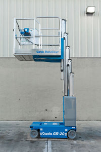 20 ft, 2,000 lb, Electric, Vertical Mast Lift For Rent
