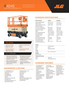 40 ft, Electric, Scissor Lift For Sale