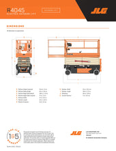 Load image into Gallery viewer, 40 ft, Electric, Scissor Lift For Sale