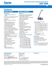 Load image into Gallery viewer, 56 ft, 10,000 lb, Diesel, Telehandler For Sale