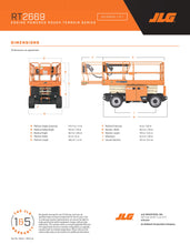 Load image into Gallery viewer, 26 ft, Diesel, Scissor Lift For Rent