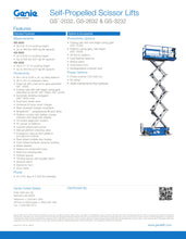 Load image into Gallery viewer, 32 ft, Electric, Scissor Lift For Sale