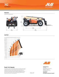 42 ft, 7,000 lb, Diesel, Telehandler For Sale