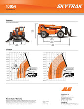 Load image into Gallery viewer, 53 ft, 10,000 lb, Diesel, Telehandler For Sale