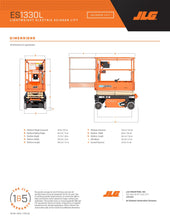 Load image into Gallery viewer, 13 ft, Electric, Scissor Lift For Rent