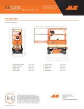 Load image into Gallery viewer, 15 ft, Electric, Scissor Lift For Rent