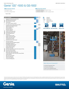 19 ft, Electric, Scissor Lift For Sale